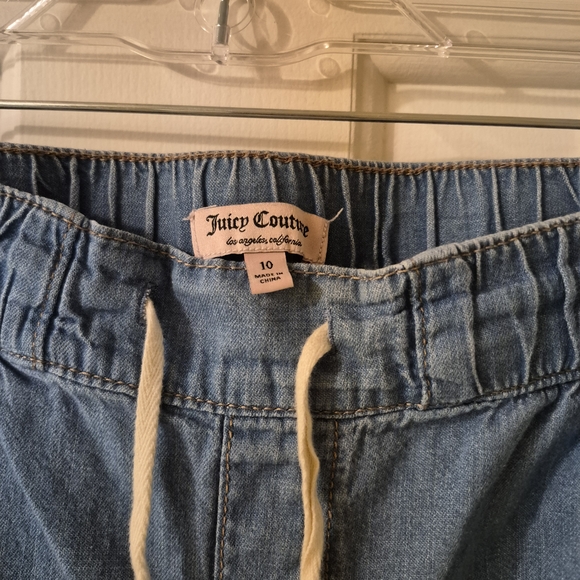Juicy Couture Blue Denim Joggers - Picture 2 of 3